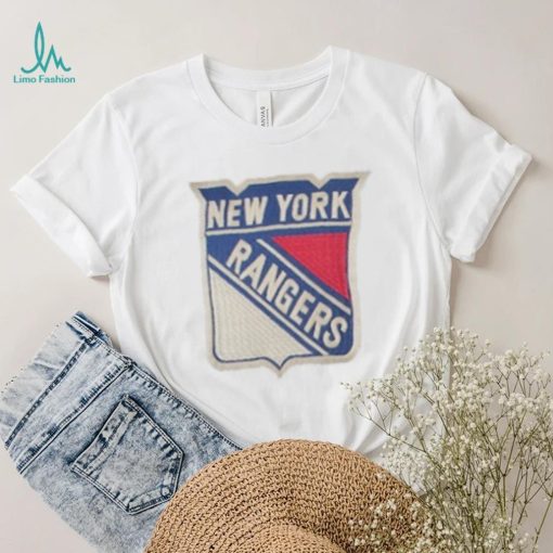 New York Rangers Red Jacket Heathered Hillwood T Shirt