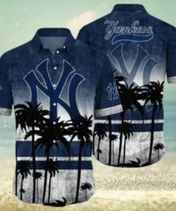 NewYork Yankees MLB Logo Coconut Tropical Hawaiian Shirt Beach Gift For Fans