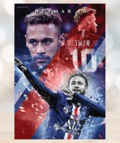 Neymar Jr. Football Poster