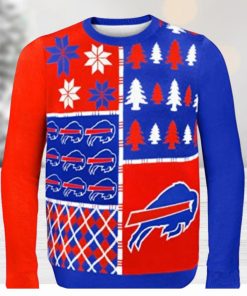 Nfl Buffalo Bills Busy Block Ugly Christmas Sweaters