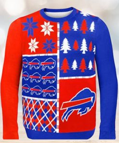 Nfl Buffalo Bills Busy Block Ugly Christmas Sweaters