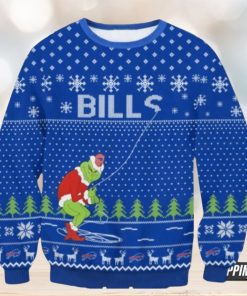 Nfl Buffalo Bills The Grinch Snowflakes Ugly Christmas Sweaters