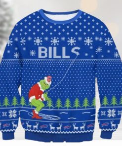 Nfl Buffalo Bills The Grinch Snowflakes Ugly Christmas Sweaters