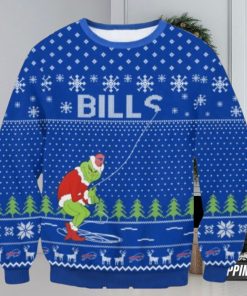 Nfl Buffalo Bills The Grinch Snowflakes Ugly Christmas Sweaters