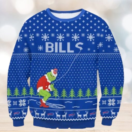 Nfl Buffalo Bills The Grinch Snowflakes Ugly Christmas Sweaters