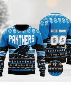 Nfl Carolina Panthers Personalized Ugly Christmas Sweaters