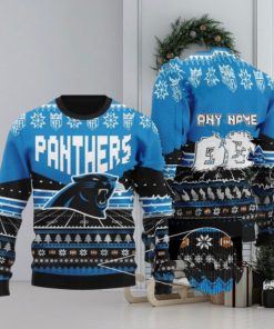 Nfl Carolina Panthers Personalized Ugly Christmas Sweaters