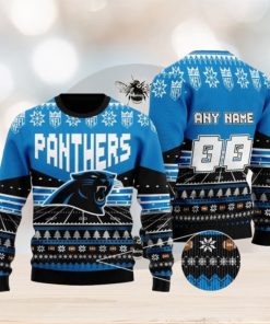 Nfl Carolina Panthers Personalized Ugly Christmas Sweaters