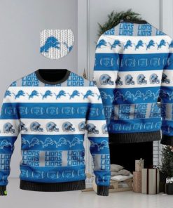 Nfl Detroit Lions Christmas Parttern Ugly Christmas Sweaters