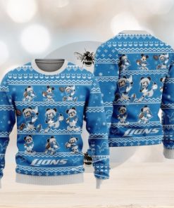 Nfl Detroit Lions Mickey Mouse Disney Ugly Christmas Sweaters