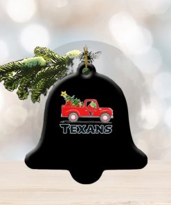 Nfl Houston Texans Santa Grinch Driving Truck Christmas 2023 Ornament