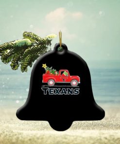 Nfl Houston Texans Santa Grinch Driving Truck Christmas 2023 Ornament