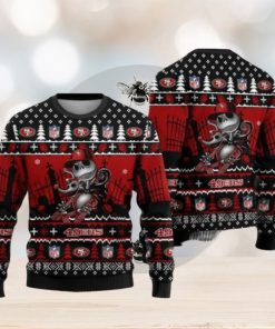 Nfl Jack Skellington San Francisco 49Ers Ugly Christmas Sweaters