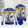 Have An Ice Day Santa Claus And Reindeer Speed Skating Ugly Christmas Sweater Special Gift For Loved Ones