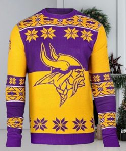 Nfl Minnesota Vikings Big Log Ugly Christmas Sweaters