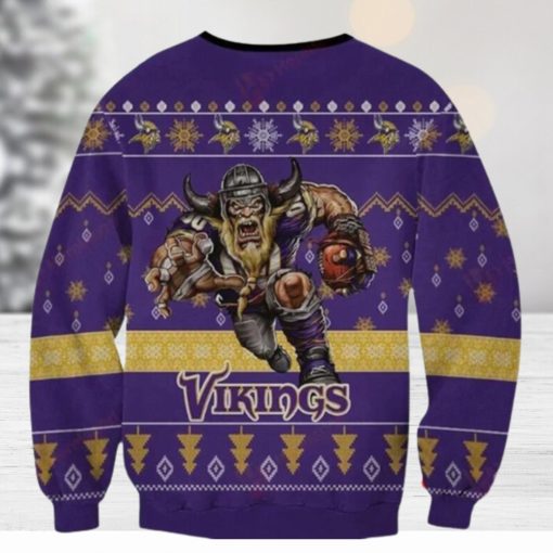 Nfl Minnesota Vikings Funny Mascot Ugly Christmas Sweaters