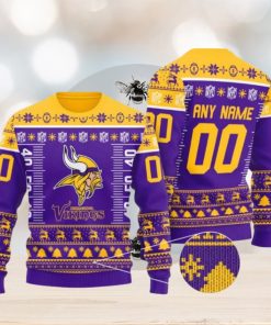 Nfl Minnesota Vikings Personalized Ugly Christmas Sweaters