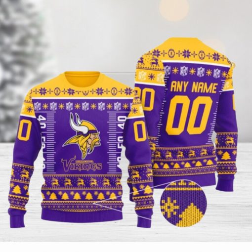 Nfl Minnesota Vikings Personalized Ugly Christmas Sweaters