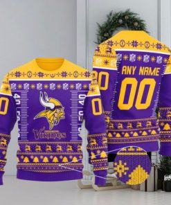 Nfl Minnesota Vikings Personalized Ugly Christmas Sweaters