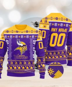 Nfl Minnesota Vikings Personalized Ugly Christmas Sweaters