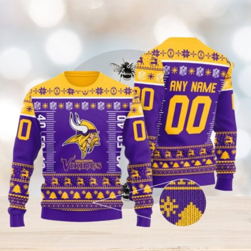 Nfl Minnesota Vikings Personalized Ugly Christmas Sweaters