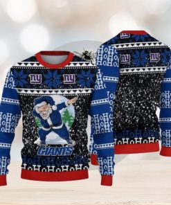 Nfl New York Giants Santa Claus Ho Ho Ho Ugly Christmas Sweaters