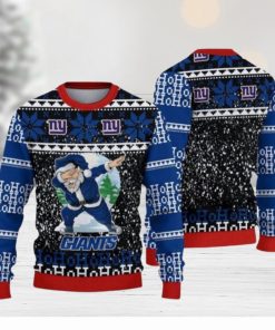 Nfl New York Giants Santa Claus Ho Ho Ho Ugly Christmas Sweaters