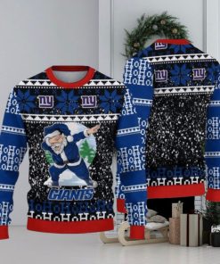 Nfl New York Giants Santa Claus Ho Ho Ho Ugly Christmas Sweaters