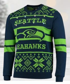 Nfl Seattle Seahawks Green Design Ugly Christmas Sweaters