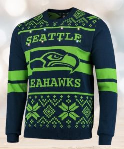 Nfl Seattle Seahawks Green Design Ugly Christmas Sweaters