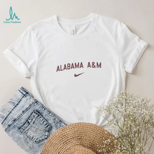 Nike Alabama A&M Bulldogs Velocity Football Team Issue T Shirt