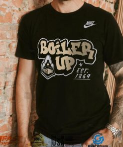 Nike Men's Purdue Boilermakers Black Loud Authentic Tri Blend T Shirt