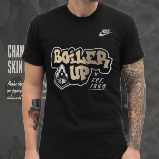 Nike Men’s Purdue Boilermakers Black Loud Authentic Tri Blend T Shirt