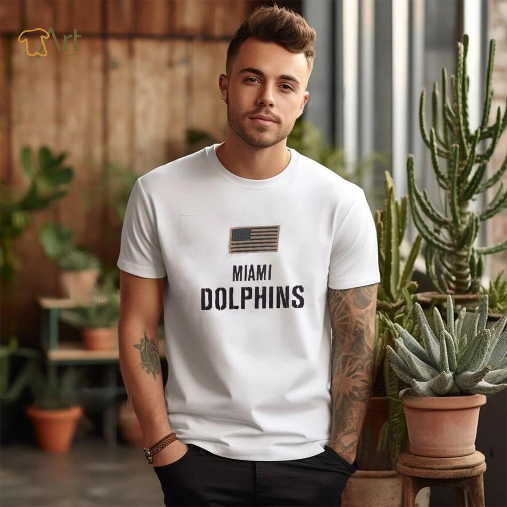 Nike Miami Dolphins 2023 Salute to Service Brown T Shirt Nike Miami Dolphins 2023 Salute to Service Brown T Shirt