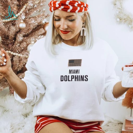 Nike Miami Dolphins 2023 Salute to Service Brown T Shirt