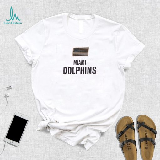Nike Miami Dolphins 2023 Salute to Service Brown T Shirt