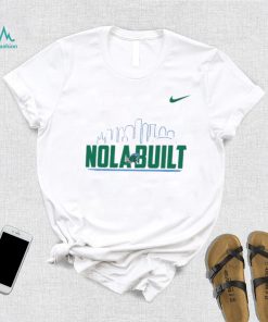 Nike Tulane Green Wave White Core Cotton T Shirt