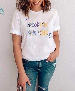 Nike Youth 2022 23 City Edition Brooklyn Nets White Essential Shirt