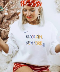 Nike Youth 2022 23 City Edition Brooklyn Nets White Essential Shirt