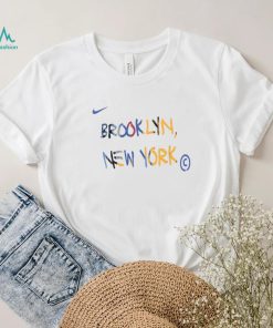 Nike Youth 2022 23 City Edition Brooklyn Nets White Essential Shirt