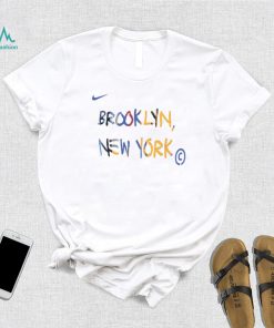Nike Youth 2022 23 City Edition Brooklyn Nets White Essential Shirt