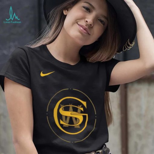 Nike Youth 2023 24 City Edition Golden State Warriors Essential Logo T Shirt