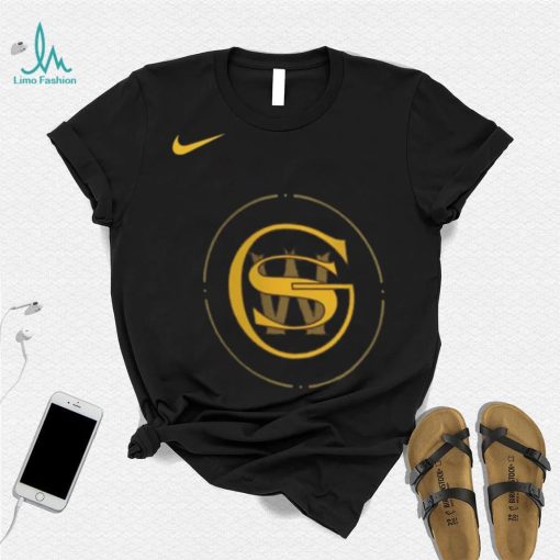 Nike Youth 2023 24 City Edition Golden State Warriors Essential Logo T Shirt