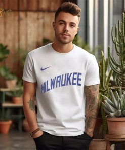 Nike Youth 2023 24 City Edition Milwaukee Bucks Opal Courtside Shirt