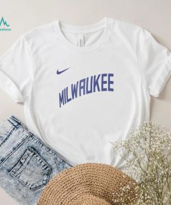 Nike Youth 2023 24 City Edition Milwaukee Bucks Opal Courtside Shirt