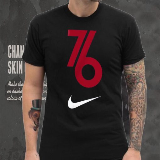 Nike Youth 2023 24 City Edition Philadelphia 76ers Program T Shirt
