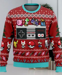 Nintendo Controller Ugly Christmas Sweater