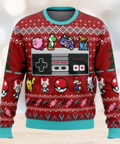 Nintendo Controller Ugly Christmas Sweater