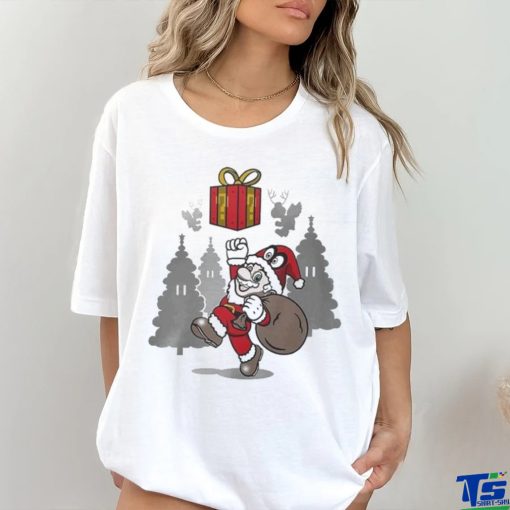 Nintendo Super Mario Funny Super Mario Santa Claus Christmas shirt