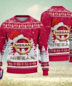 Nissan Santa Hat Pattern Ugly Christmas Sweater For Men And Women